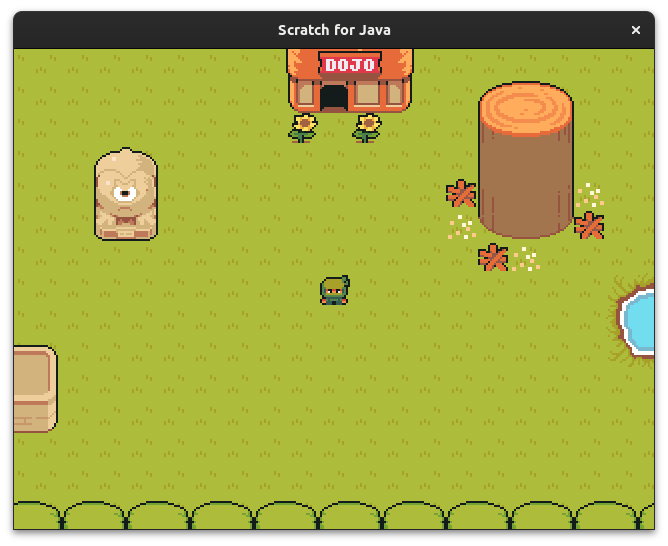 Screenshot vom Scratch for Java RPG Projekt